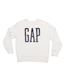 2018 Gap Classic Logo White Crewneck Sweatshirt