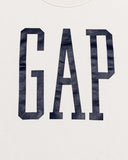 2018 Gap Classic Logo White Crewneck Sweatshirt