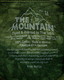 2009 The Mountain Psychedelic Green Plant Face Tie Dye T-Shirt