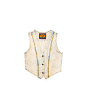 1980s Vintage Fuse Paris Acid Wash Denim Vest