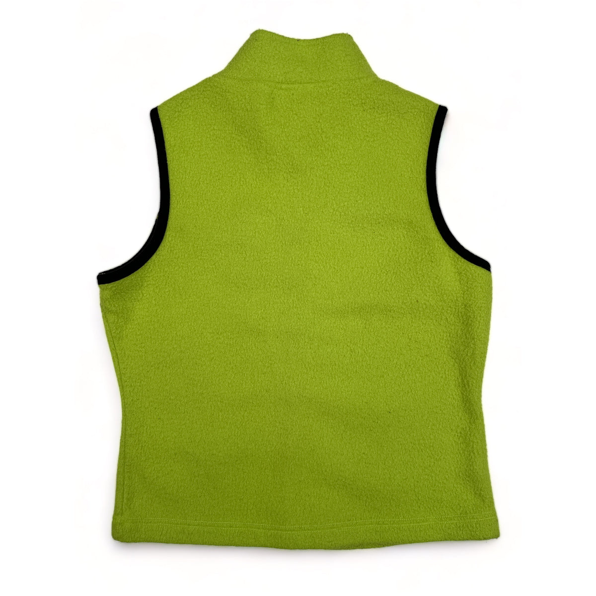 Vintage Spalding Slime Green Fleece Vest (Small)