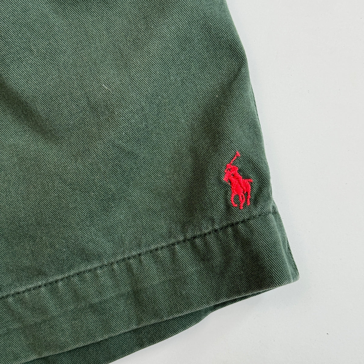 Vintage Polo Ralph Lauren Faded Green Shorts (Size 32)