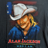 Vintage Alan Jackson Who I Am 1994 Single Stitch T-Shirt (Large)