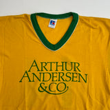 Vintage Russell Athletic Arthur Andersen & Co. Single Stitch Jersey (Large)