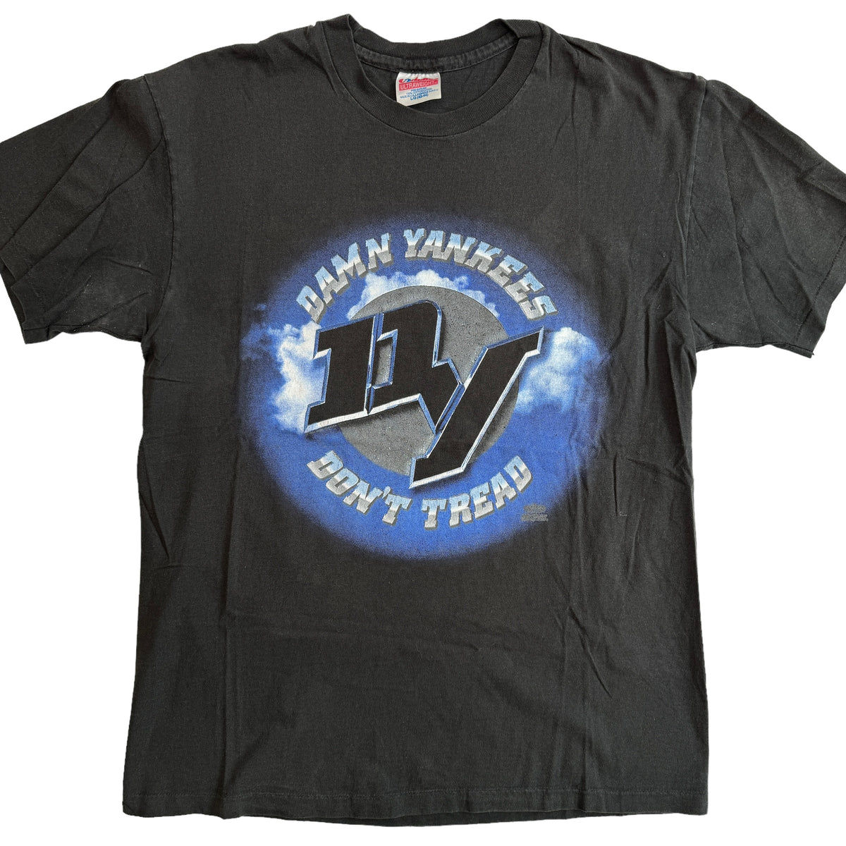 Vintage Damn Yankees Dont Tread 1993 Single Stitch T-Shirt (Large)