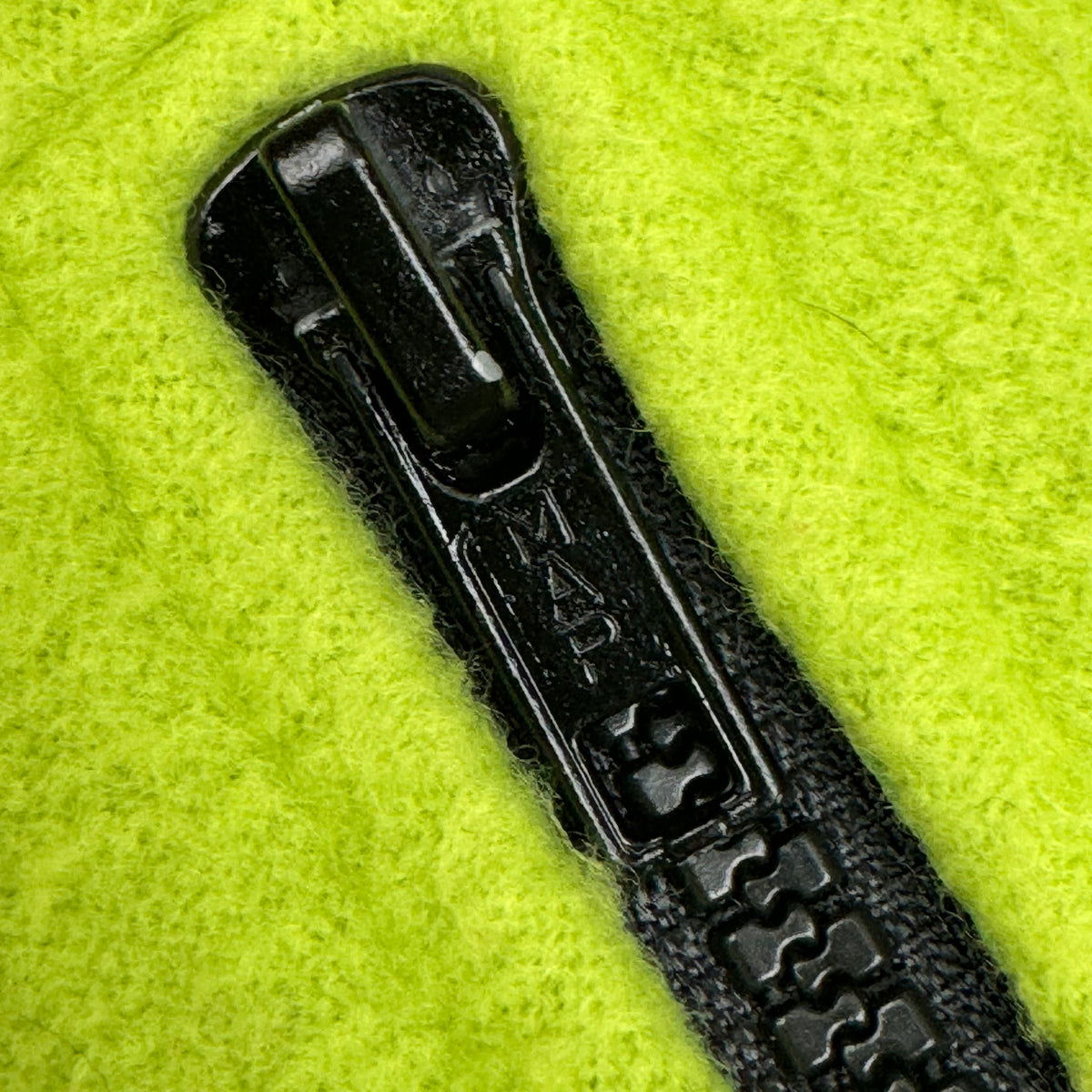 Vintage Spalding Slime Green Fleece Vest (Small)