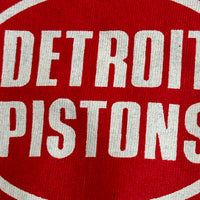 Vintage Detroit Pistons Single Stitch Hooded T-Shirt (XL)