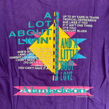 Vintage Alan Jackson A Lot About Livin’ And A Little ’Bout Love 1993 T-Shirt (Large)