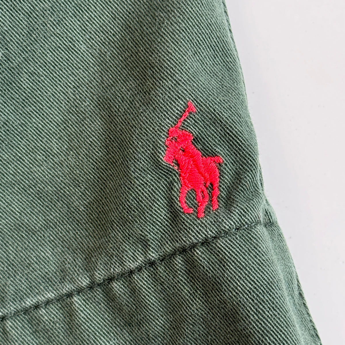 Vintage Polo Ralph Lauren Faded Green Shorts (Size 32)