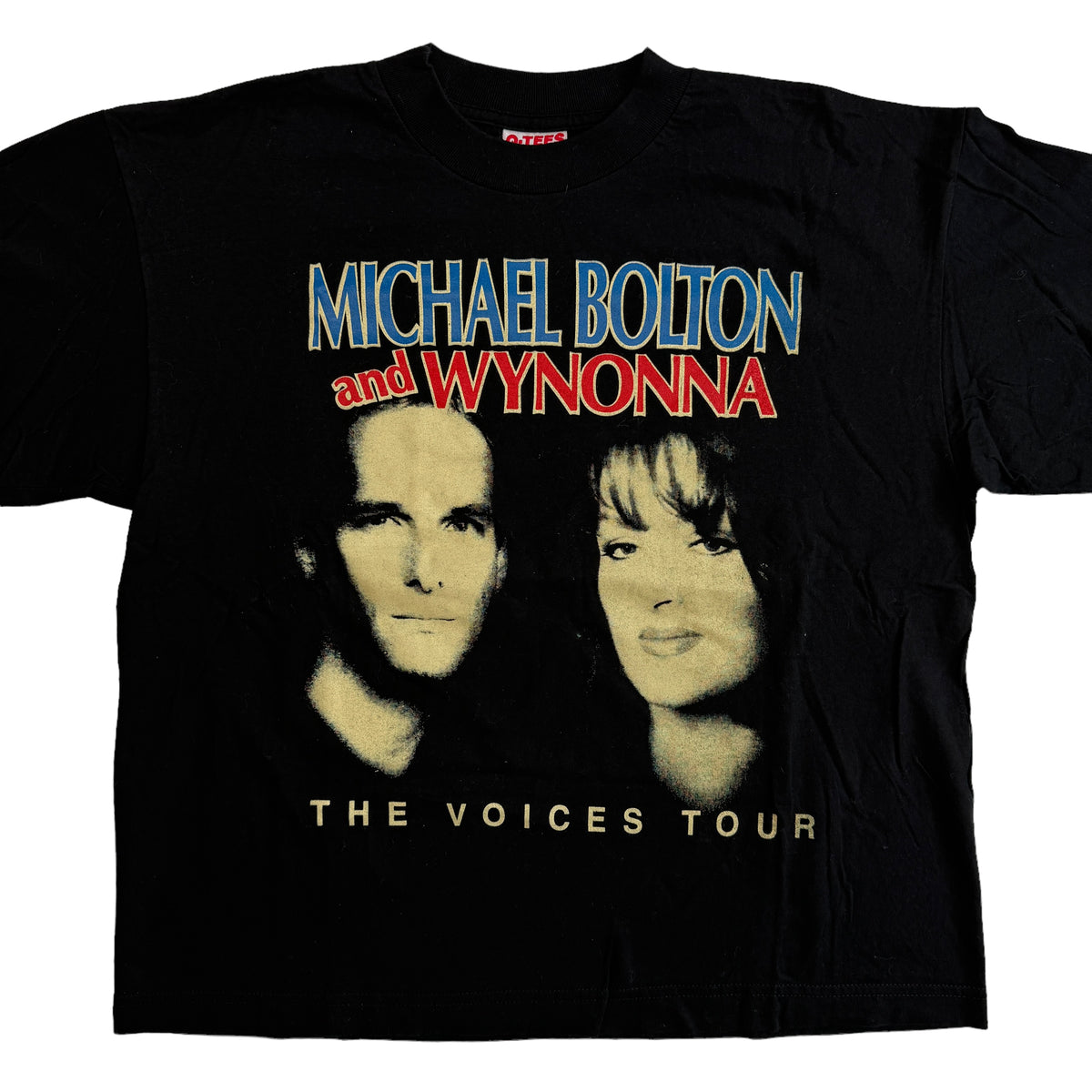 Vintage Michael Bolton and Wynonna Judd The Voices Tour 1998 T-Shirt (Large)