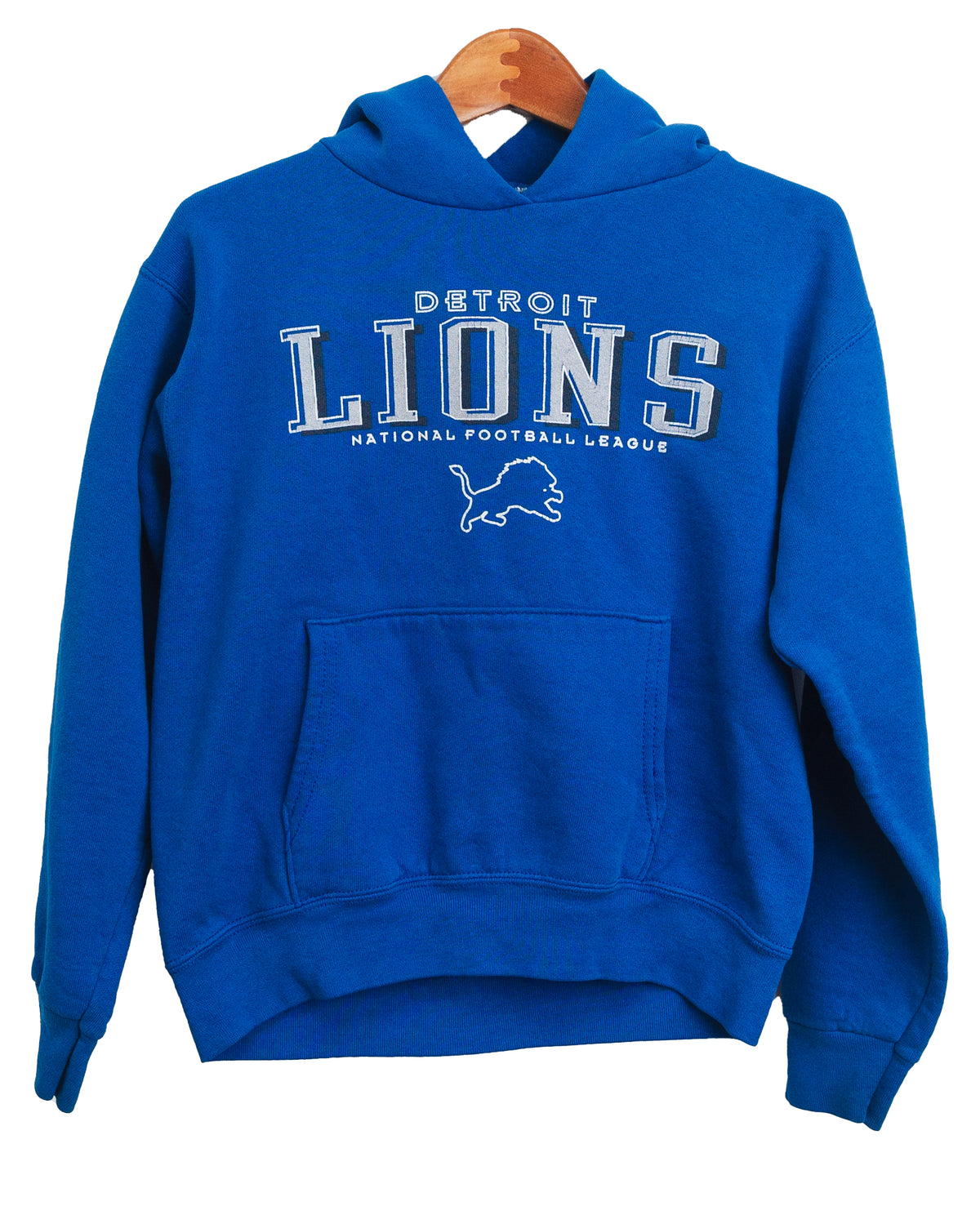 Vintage Detroit Lions Pro Player Hoodie Hooded Sweatshirt (Kids 14/16)