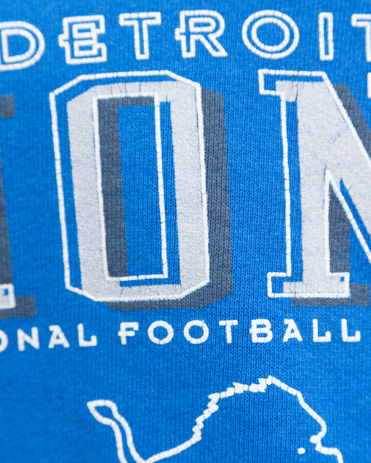 Vintage Detroit Lions Pro Player Hoodie Hooded Sweatshirt (Kids 14/16)