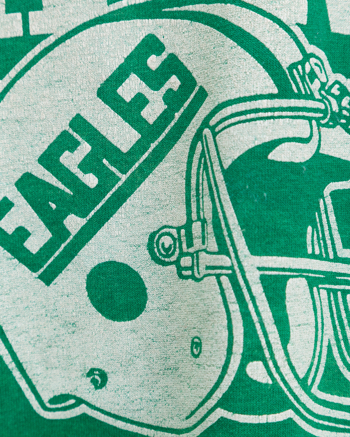 Vintage 1980s Champion Single Stitch Made in USA High School Football T-Shirt (XL)