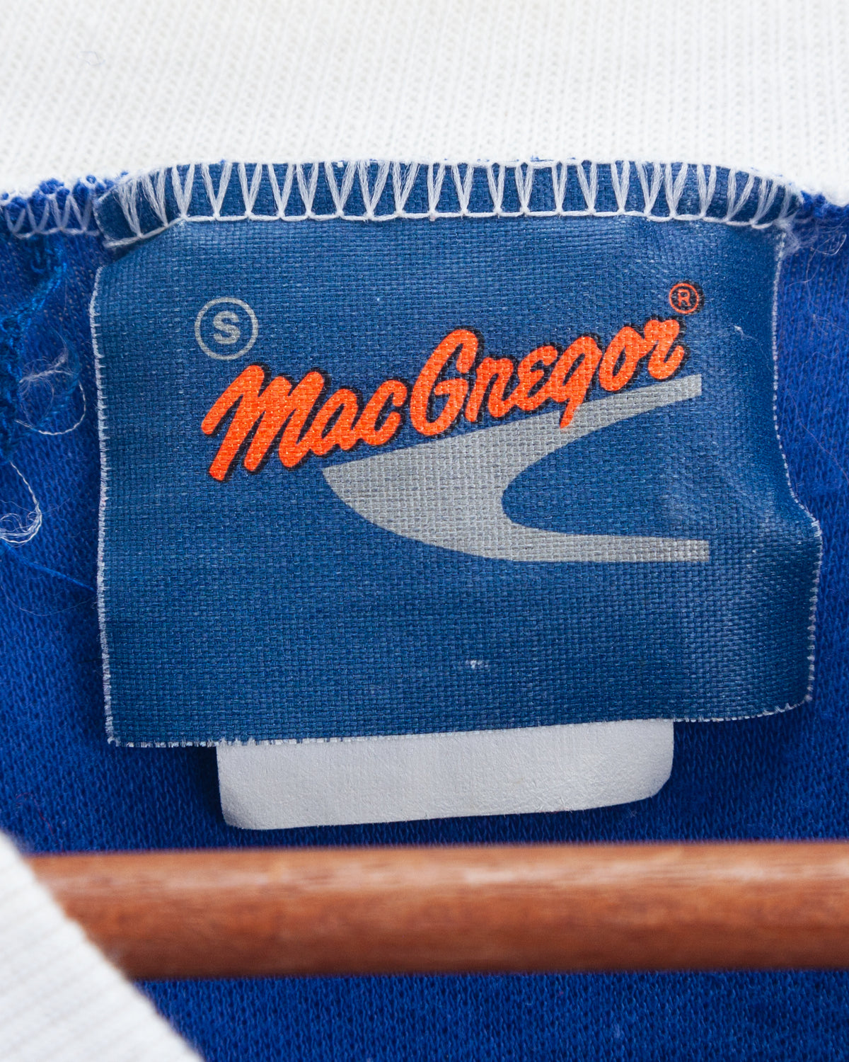 Vintage 1980s MacGregor Serenity Hot Air Balloon Ringer T-Shirt (Small)