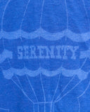 Vintage 1980s MacGregor Serenity Hot Air Balloon Ringer T-Shirt (Small)