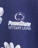 Vintage 1990s Penn State Nittany Lions Paw Print T-Shirt (Medium)