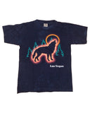 Vintage 1990s Las Vegas Wolf Single Stitch Made in USA T-Shirt (Medium)