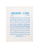 1923 A Love Song - Vintage Sheet Music