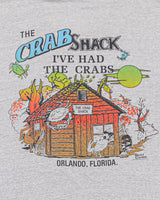 Vintage 1980s Screen Stars The Crab Shack Single Stitch Made in USA T-Shirt (Large)
