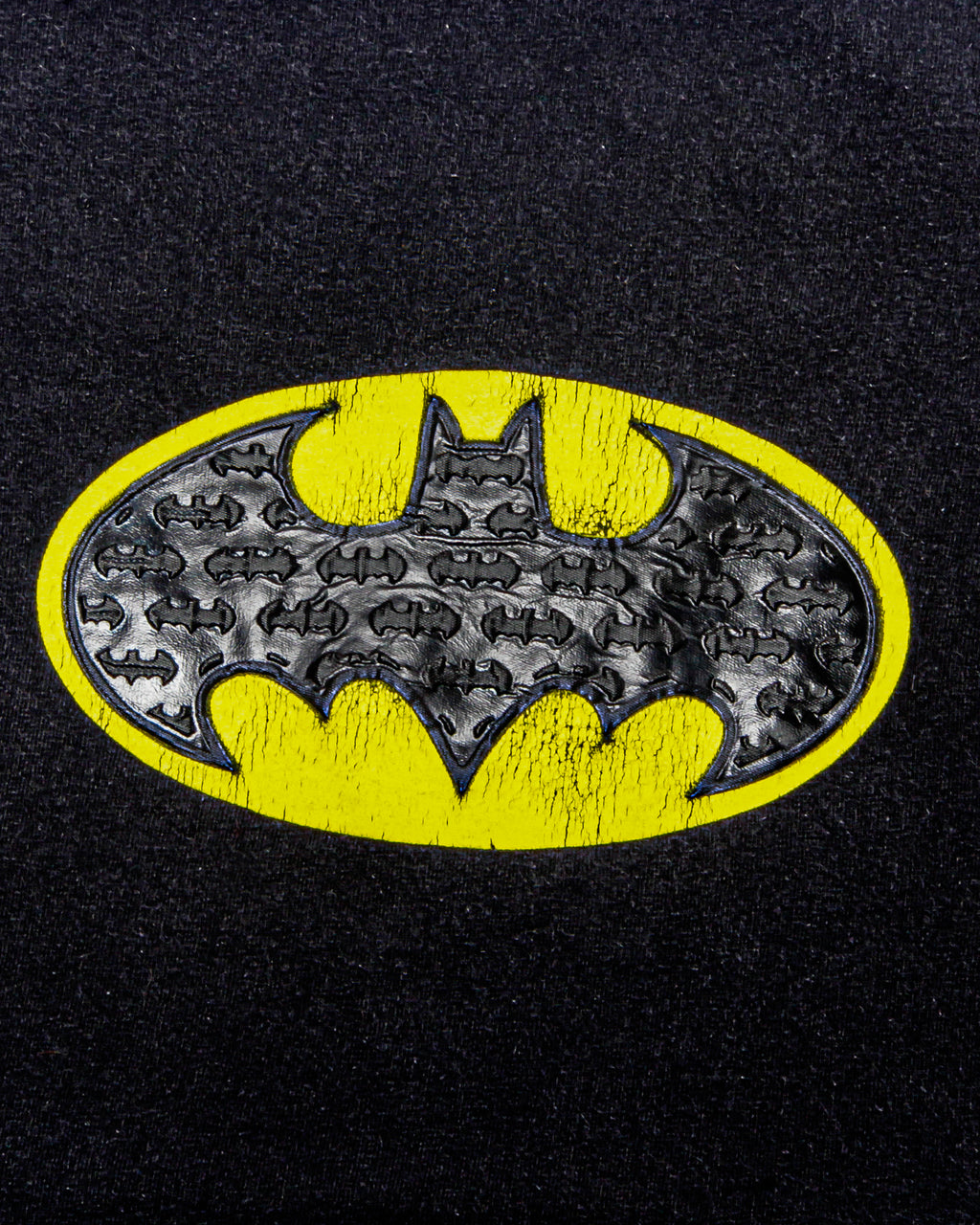 1990s Batman Embossed Bat Logo Vintage T-Shirt