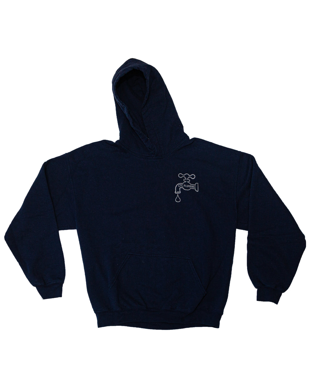 Navy CTC Plumbing Hooded Sweatshirt