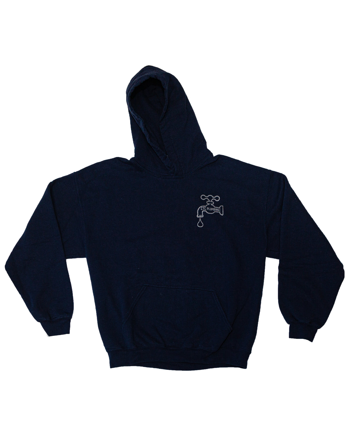 Navy CTC Plumbing Hooded Sweatshirt