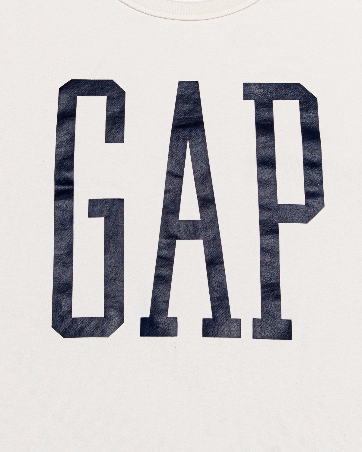 2018 Gap Classic Logo White Crewneck Sweatshirt