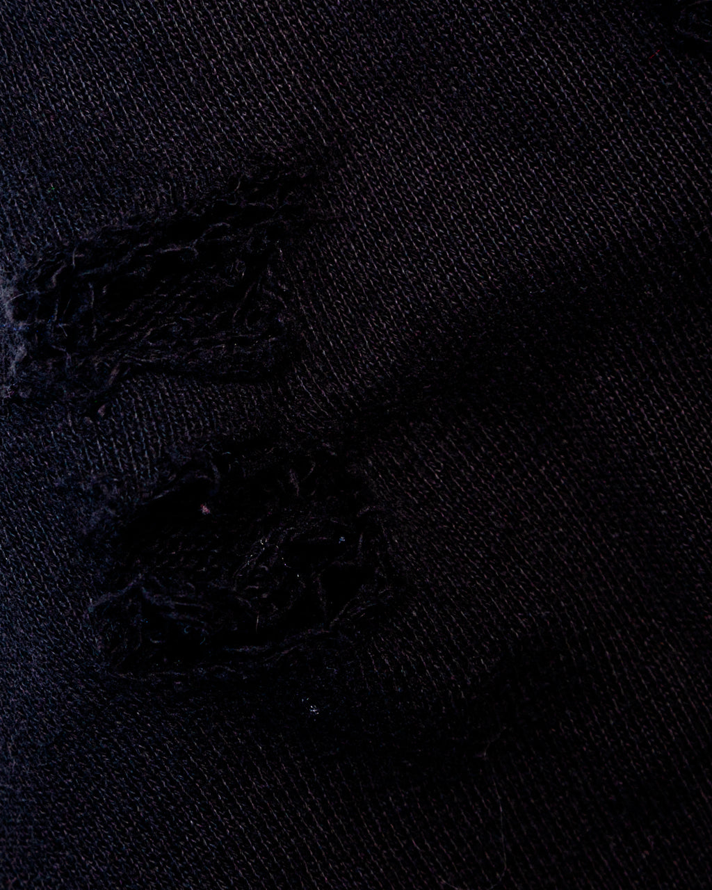 2000s Thrashed Black Adidas Trefoil Hooded Sweatshirt (Small)