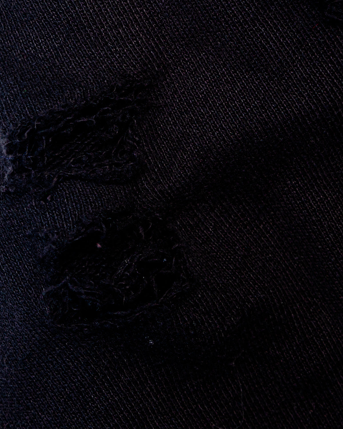 2000s Thrashed Black Adidas Trefoil Hooded Sweatshirt (Small)