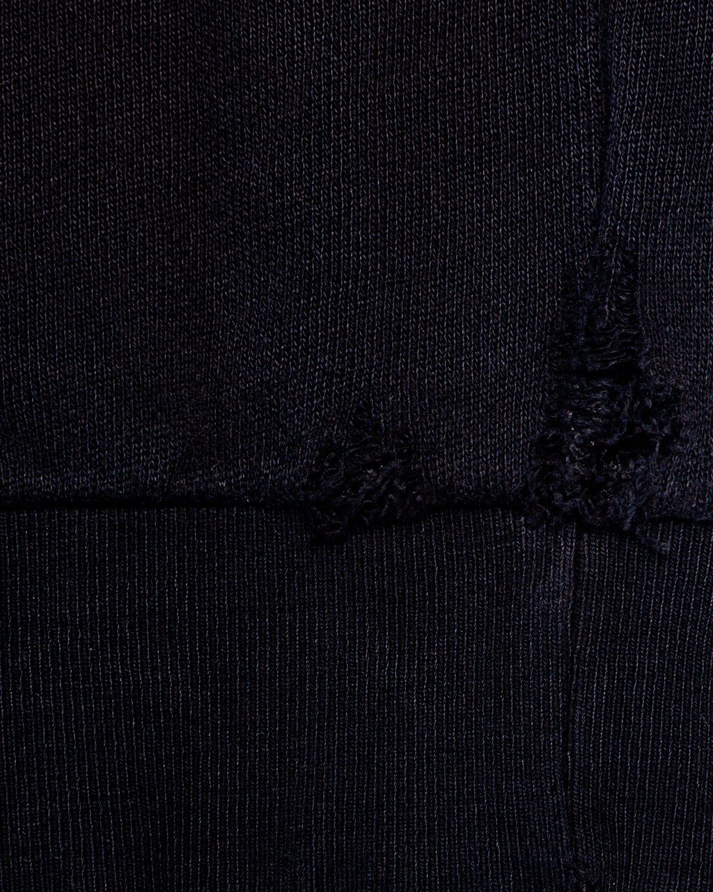 2000s Thrashed Black Adidas Trefoil Hooded Sweatshirt (Small)