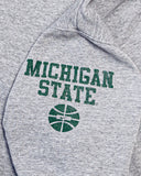 1990s Vintage Nike Center Swoosh Michigan State University MSU Hooded Sweatshirt