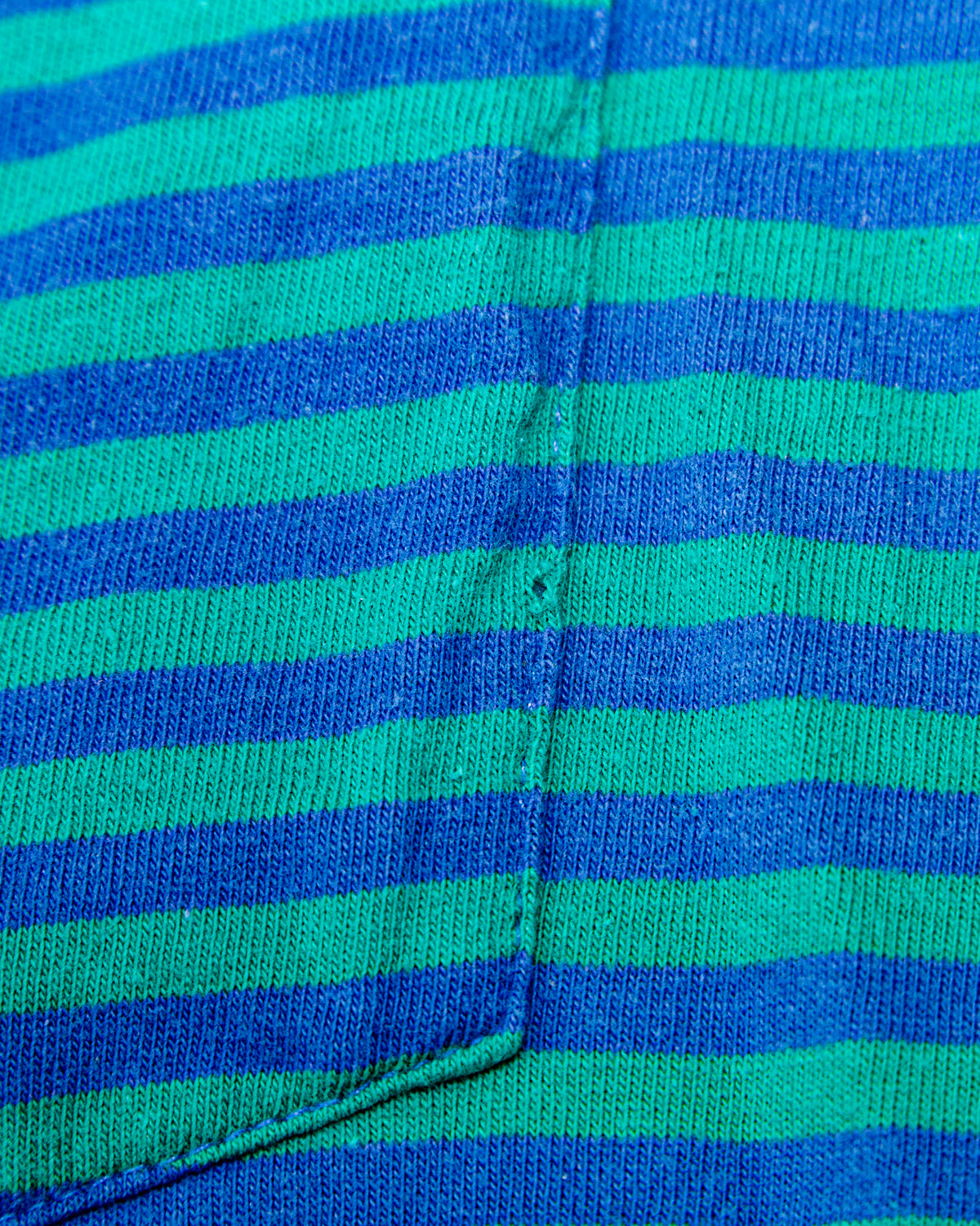 1990s Vintage Honors Striped Pocket T-Shirt
