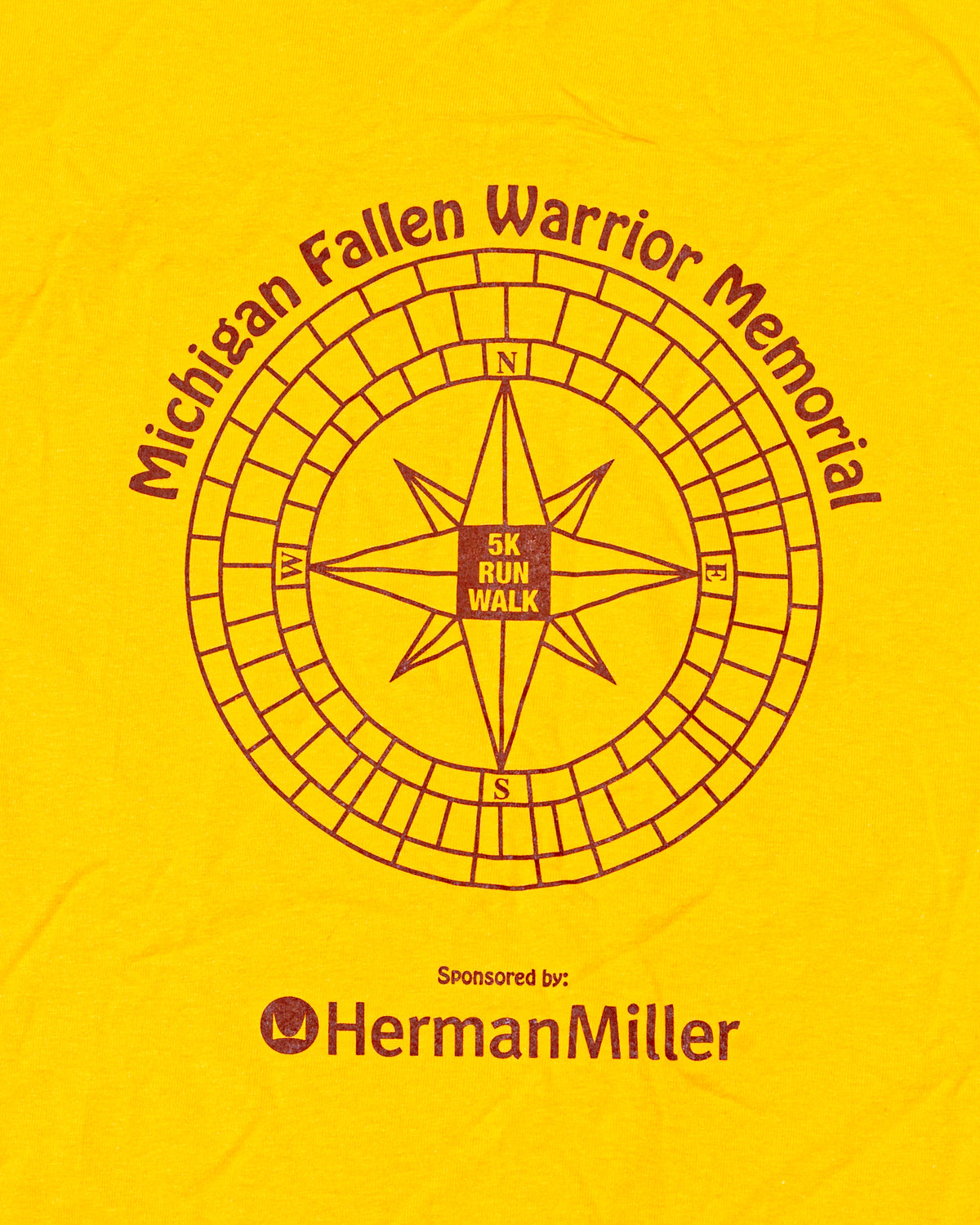 2010s Herman Miller Michigan Fallen Warrior Memorial 5k Long Sleeve T-Shirt