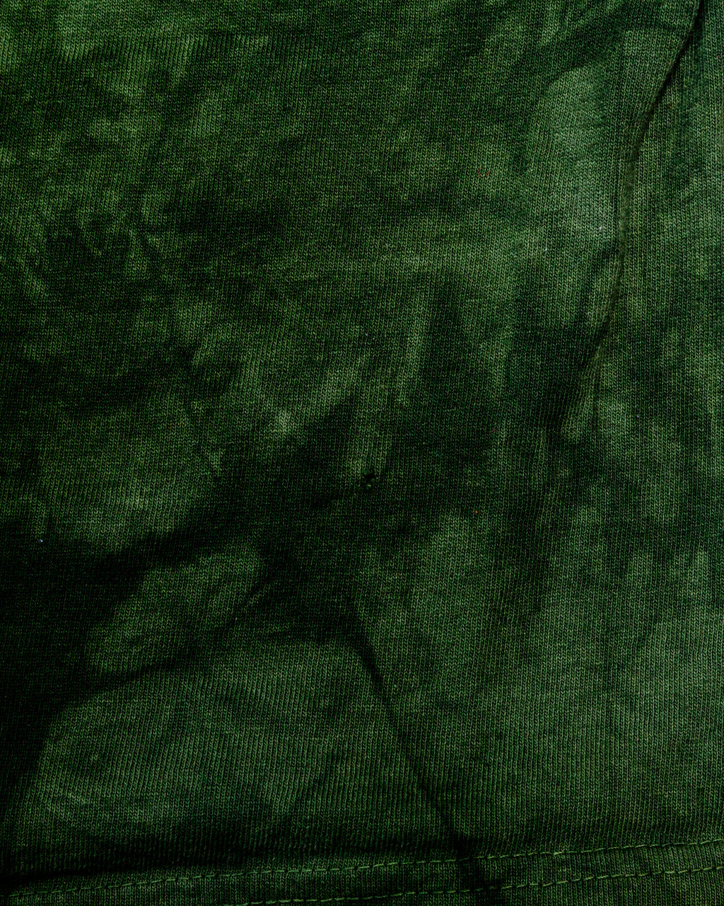 2009 The Mountain Psychedelic Green Plant Face Tie Dye T-Shirt