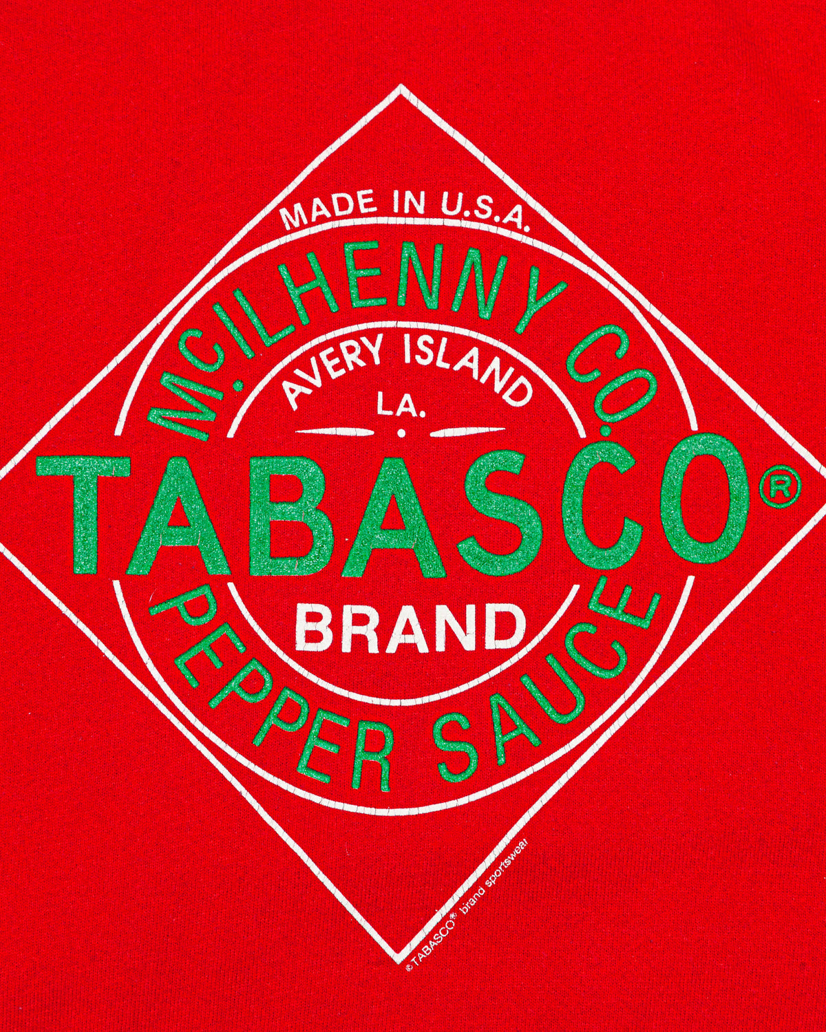 1980s Vintage Tabasco Hot Sauce Sweatshirt