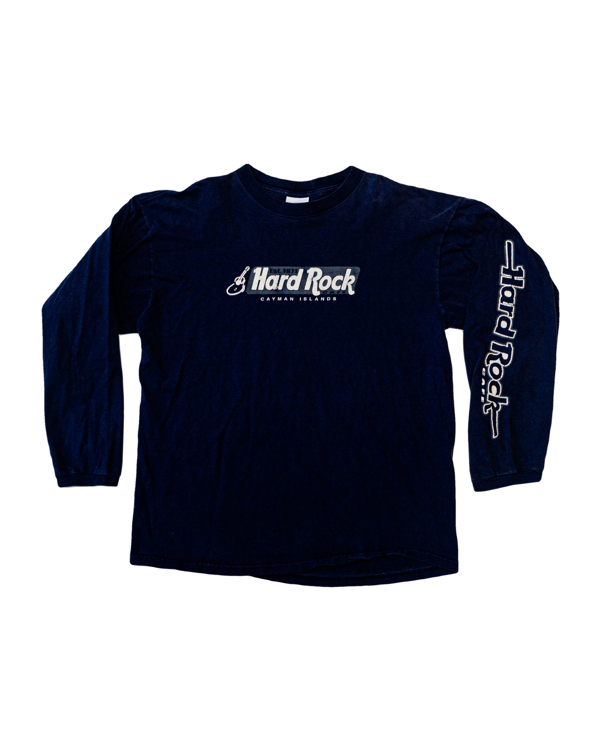 1990s Vintage Hard Rock Cafe Cayman Islands Long Sleeve T-Shirt