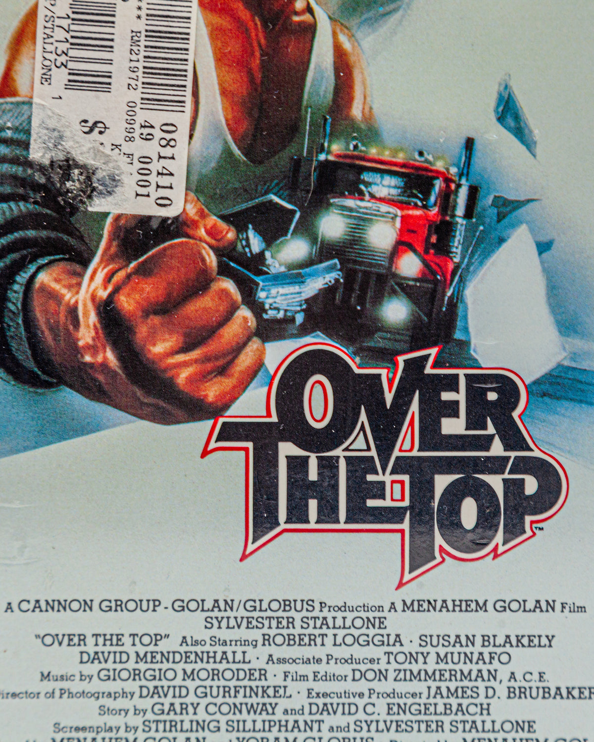1991 Vintage (NOS) Over The Top - VHS Tape