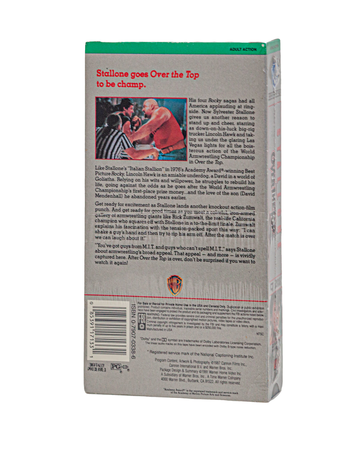 1991 Vintage (NOS) Over The Top - VHS Tape