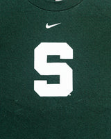 1990s Vintage MSU Michigan State University Nike Center Swoosh T-Shirt