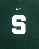 1990s Vintage MSU Michigan State University Nike Center Swoosh T-Shirt
