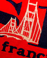 1990s Vintage San Francisco SF Embroidered Tourist T-Shirt