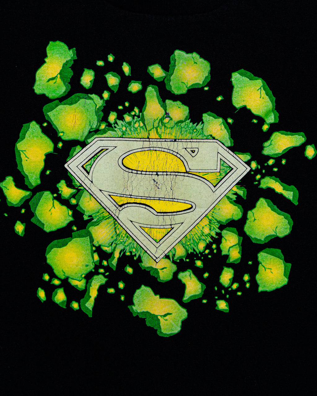 2006 Superman Glow In The Dark Kryptonite T-Shirt