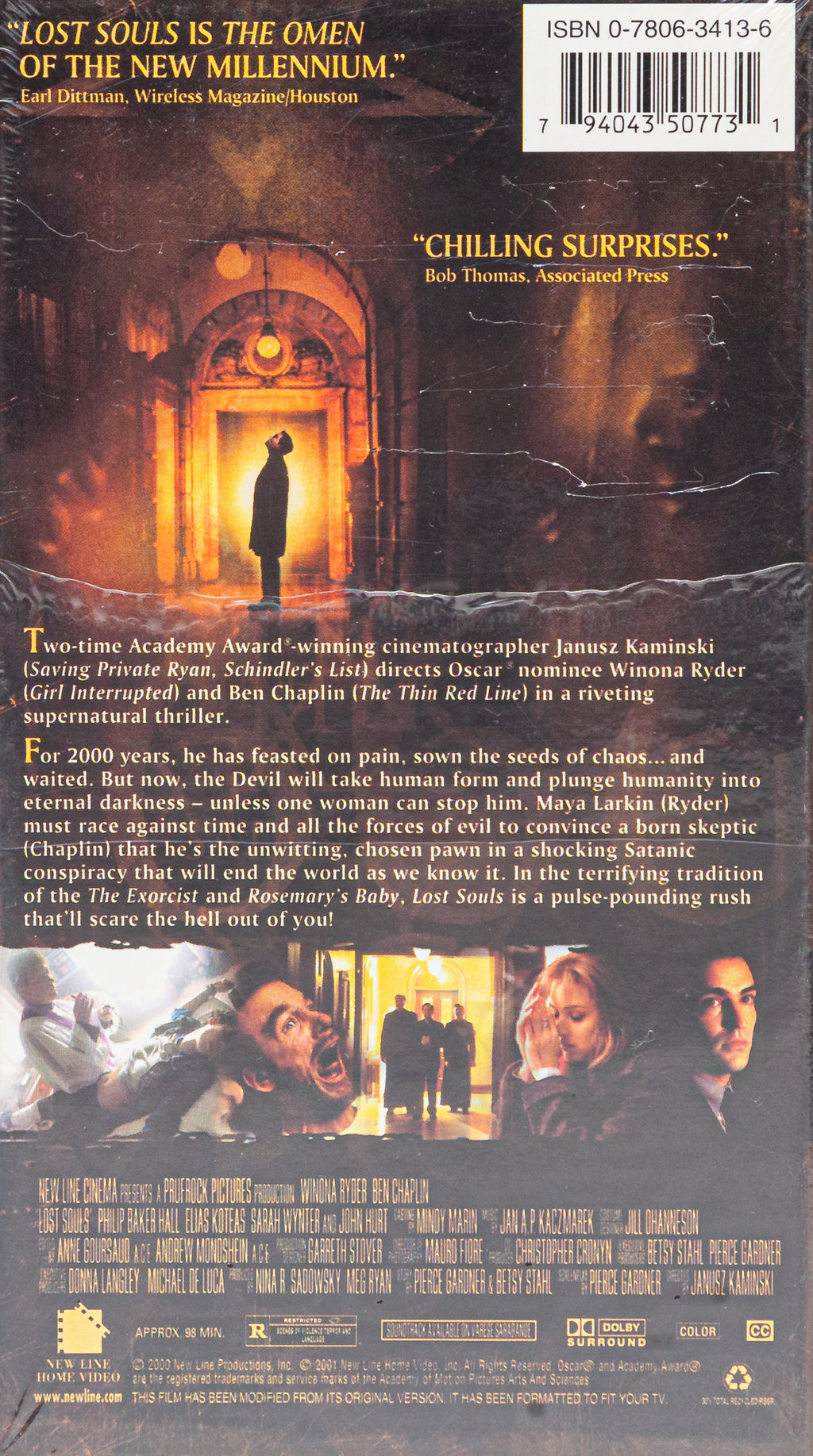 2000 Vintage (NOS) Lost Souls - VHS Tape