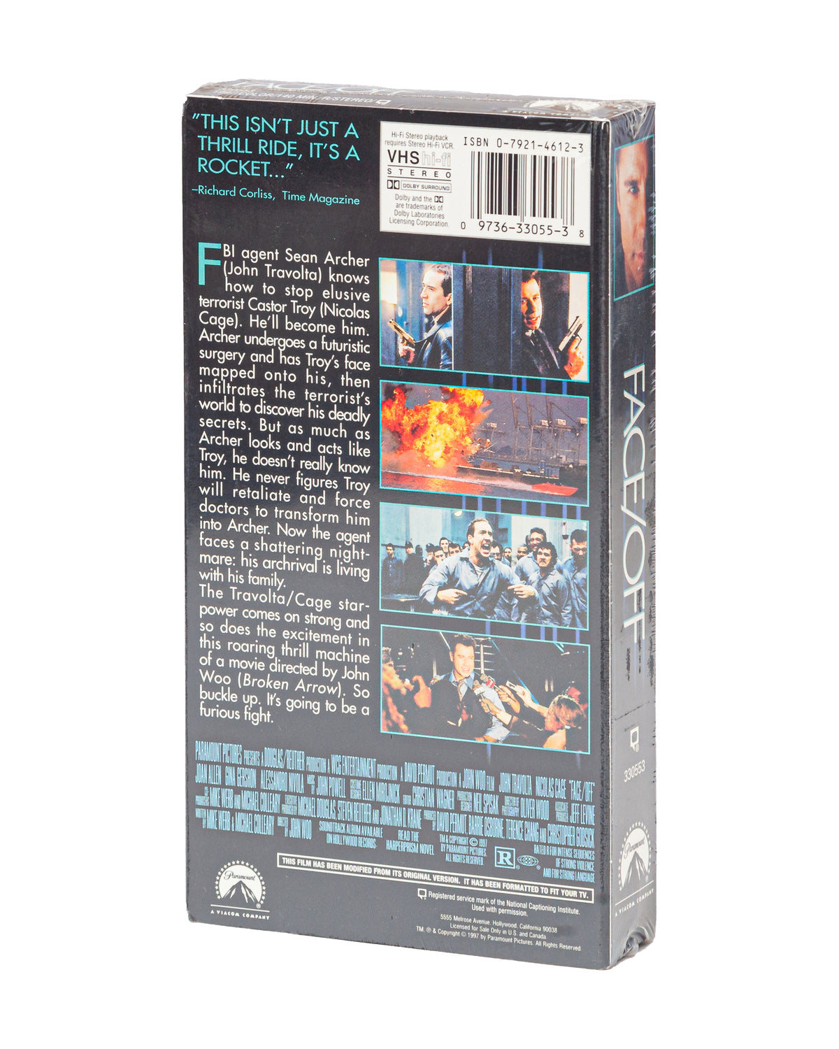 1997 Vintage (NOS) Face/Off - VHS Tape