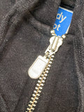 Vintage Lady Foot Locker Black Zip Up Hoodie (Medium)