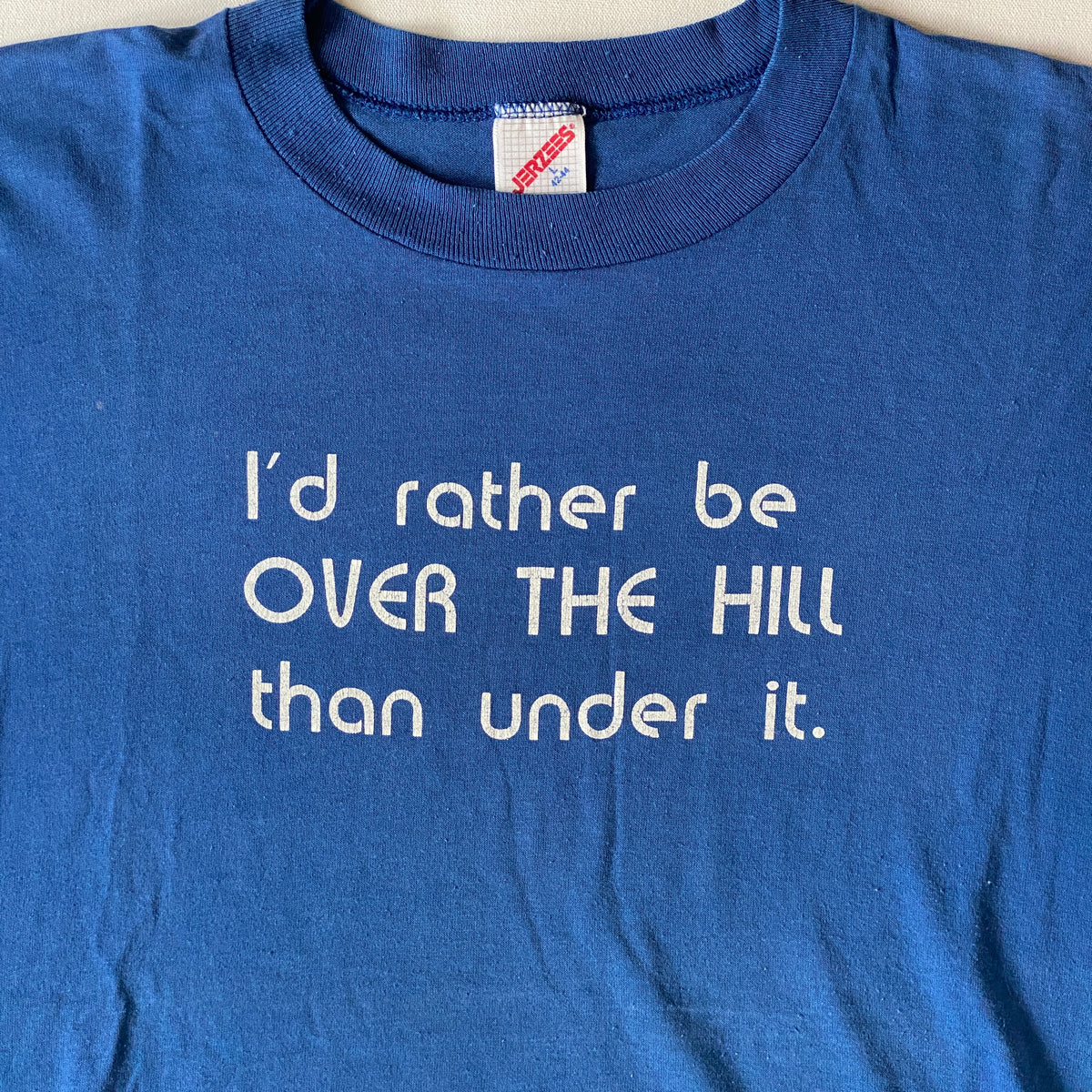Vintage Over The Hill Single Stitch T-Shirt (Large)
