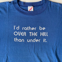 Vintage Over The Hill Single Stitch T-Shirt (Large)