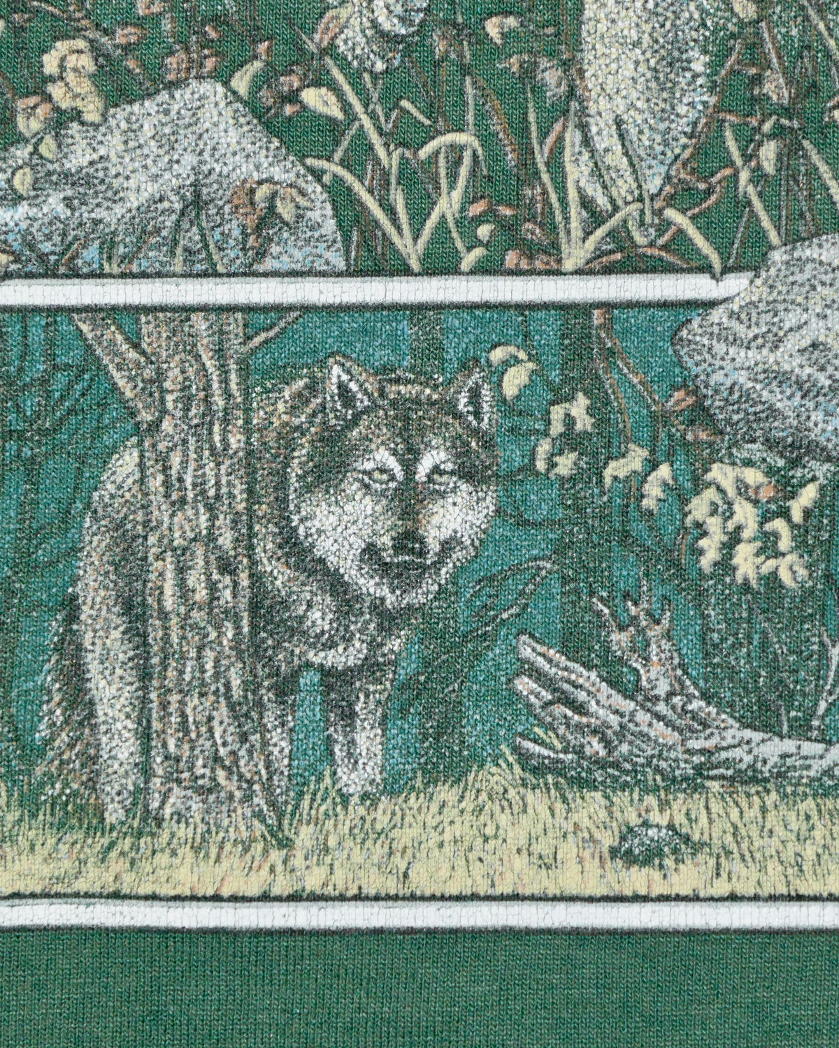 1990s Vintage Wolf T-Shirt (Small)