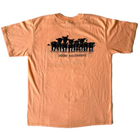 Vintage Cows Wearing Sunglasses Single Stitch T-Shirt (Large)