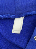 American Apparel Royal Blue Zip Up Hooded Sweatshirt (Medium)